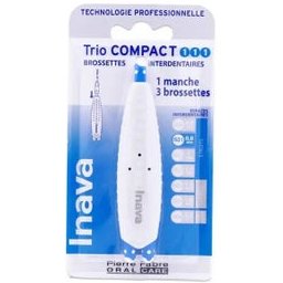 Kit Trio Compact Brossette Interd Bleu Iso 1.1.1 + Manche