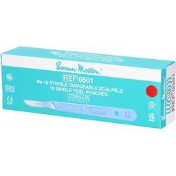 Swann Morton 10 bistouris stériles n°10