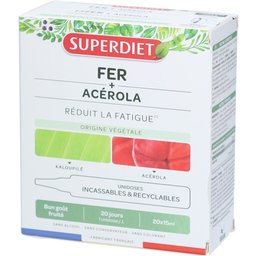 Fer + Acérola goût fruité fatigue