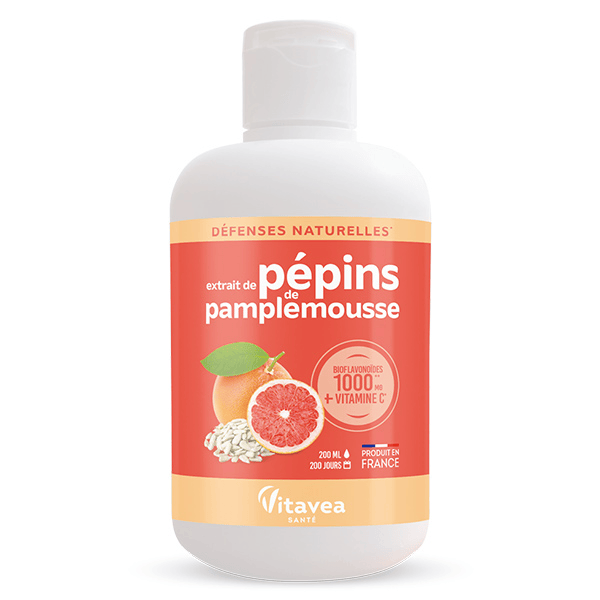 Extrait de Pépins de Pamplemousse & Vitamine C Défenses Naturelles 200ml