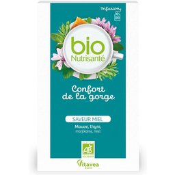 Bio Nutrisanté Infusion Confort de la gorge