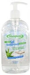 Gel Hydroalcoolique Désinfectant à l'Aloe Vera 500 ml - Flacon-Pompe 500 ml
