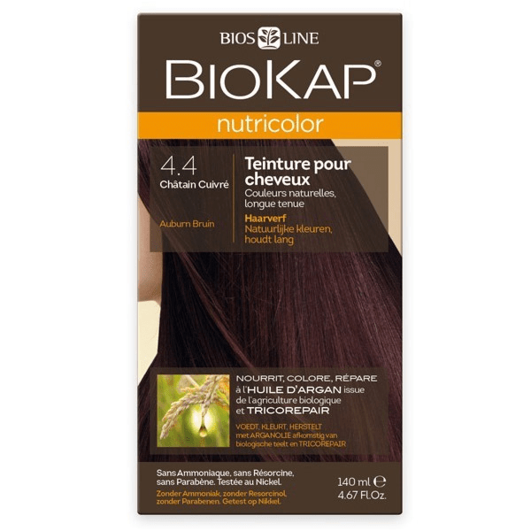 Nutricolor Coloration pour Cheveux 4.4 Chatain cuivré 140ml