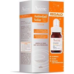 Pack Antiedad Solar con Color 50 ml + Sérum Vitamin Activ Cg 10ml