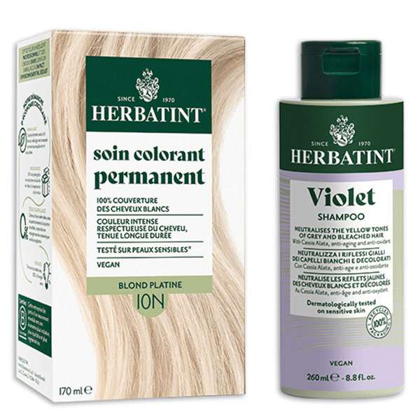 Rituel Coloration Permanente et Soin Blond Platine