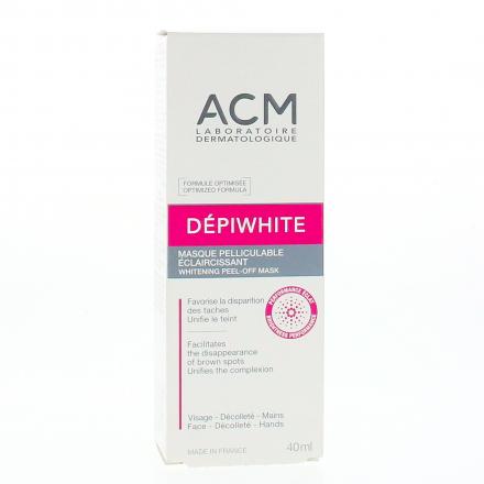Depiwhite - Masque pelliculable éclaircissant tube 40ml