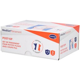 Mediset Pansement Post - OP Petites Plaies - Set de nettoyage et de recouvrement avec coup