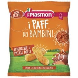 Paff Snack Lentilles Patate Douce 15g
