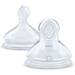 Fc Tétine silicone anti-colique T-1 trou M 2uds M 2uds