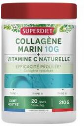 Collagène Marin 10 g + Vitamine C 210 g - Pot 210 g