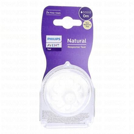 Tétine natural débit nouveau né unité