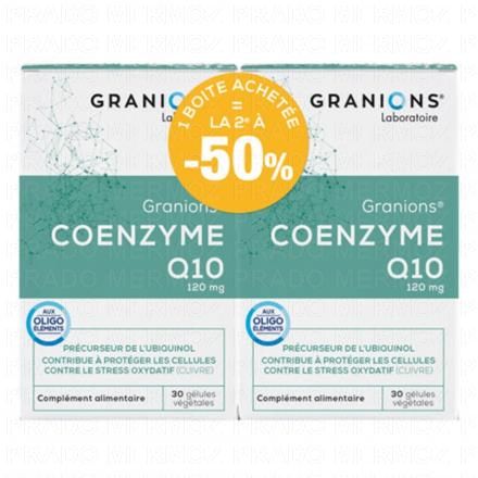 Les essentiels - Coenzyme Q10 120 mg Lot de 2 x 30 Gélules