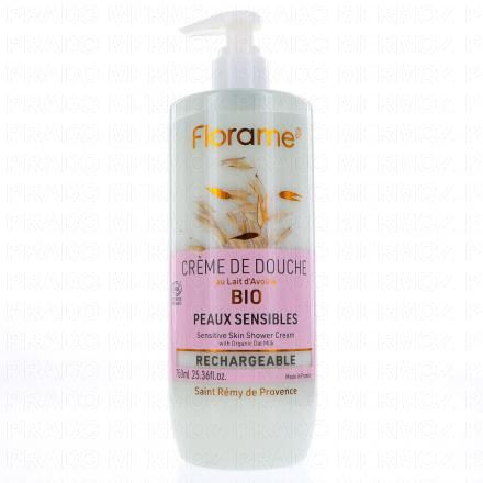 Crème De Douche Lait d'Avoine Bio Peaux Sensibles 750ml