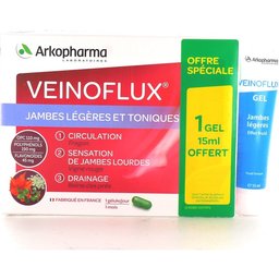 Arkogélules Veinoflux 30caps + Veinoflux Gel 15ml