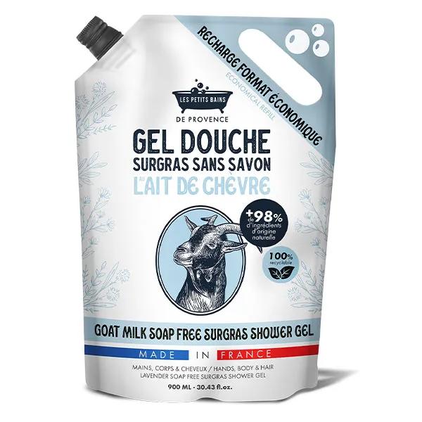 Recharge format Eco Gel Douche Lait de Chèvre 900 ml