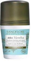 Déodorants Déodorant 48H Mentha Efficacité 48H Certifié Bio 50 ml - Flacon-Bille 50 ml