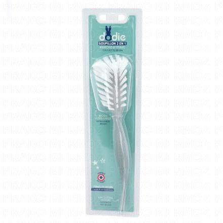 Accessoire biberon - Goupillon 2 en 1 tête triangulaire
