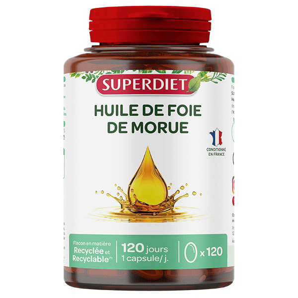 Huile de Foie de Morue 120 capsules