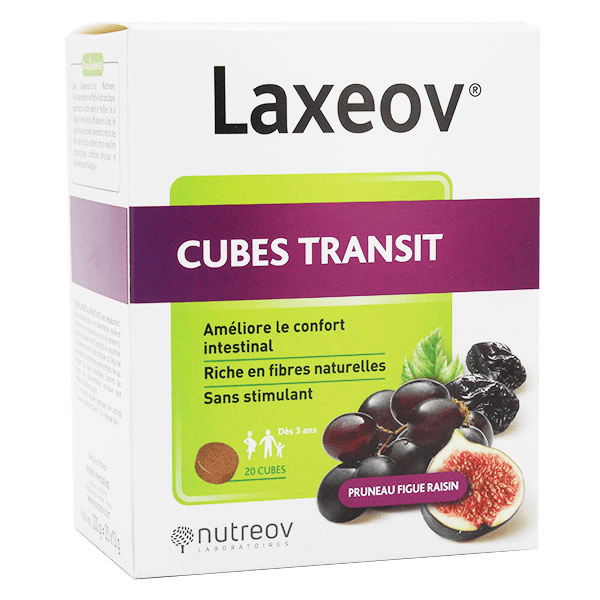Physcience Laxeov Cubes Pruneau Figue Raisin 20 cubes