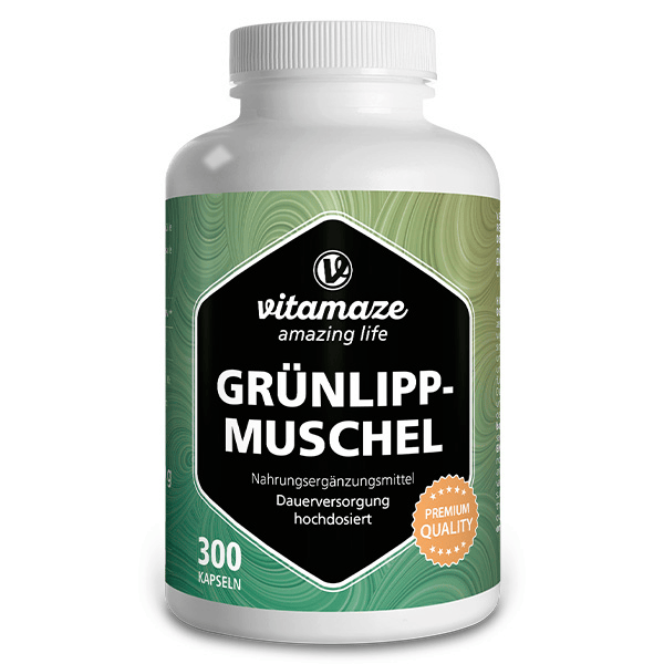 Poudre de Moule Verte 1500mg 300 capsules
