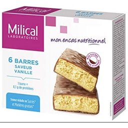 Milical Hyperprotéiné Vanille 6 Barres