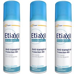 Déodorant Anti-transpirant 48 h Aerosol sans alcool Peaux Sensibles