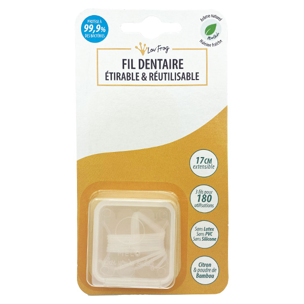 Fil Dentaire Étirable Réutilisable