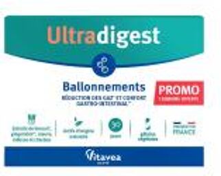 Ultradigest Ballonnements 90 Gélules Offre Spécial - Boîte 90 Gélules