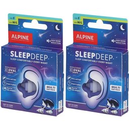 SleepDeep Bouchons d’Oreilles Pack Multi-Taille
