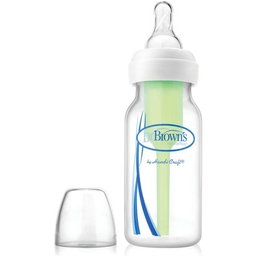 Biberon en verre Natural Flow de Dr. Brown's Tétine anti-colique 270ml