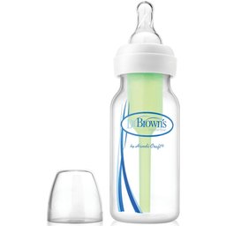 Biberon en verre Natural Flow de Dr. Brown's Tétine anti-colique 270ml