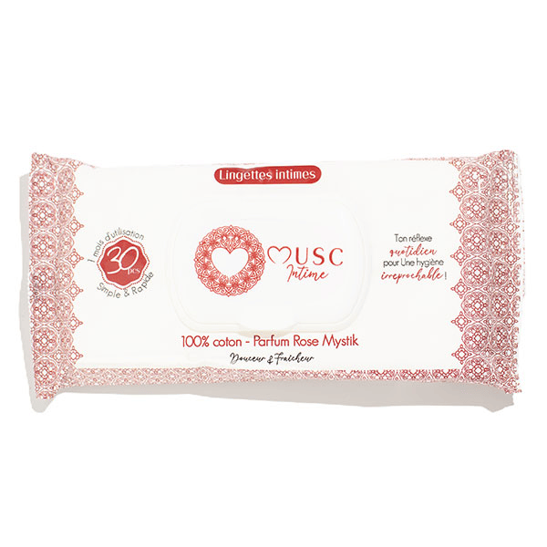 Rose Mystik - l’Envoûtante Lingettes Intime 30 unités