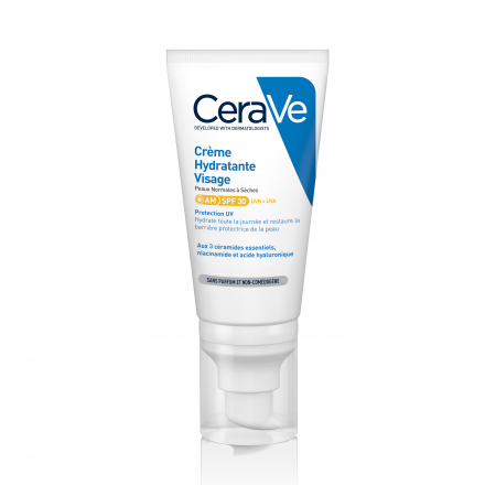 Crème hydratante visage SPF30 tube 52ml