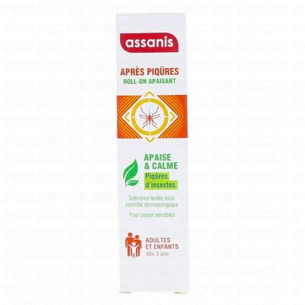 ASSSANIS Anti-Moustique - Roll on apaisant Après piqures 10ml