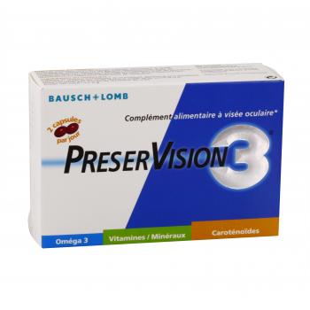 PRESERVISION - Complément alimentaire BAUSCH & LOMB 60 capsules