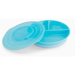 Assiette divisée +6 Mois Bleu 1 pièce