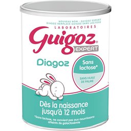 Guigoz Expert Diagoz Sans Lactose - Dès la naissance jusqu’à 12 mois