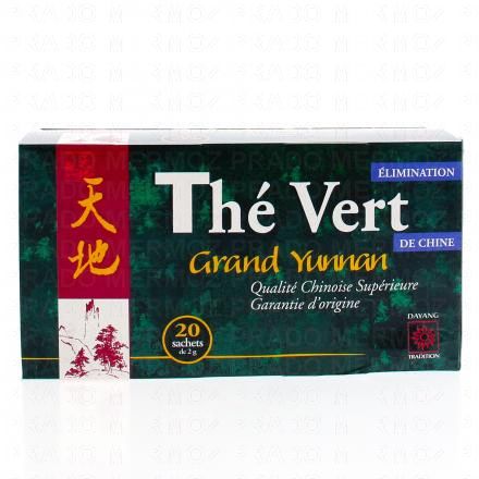 Thé vert de chine bio 20 sachets