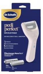 Pedi Perfect Râpe Électrique + 2 Rouleaux Recharges Nano Tech - Boîte 1 râpe électrique + 2 rouleaux recharges