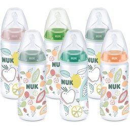 Voyage premier choix bouteille tétine en silicone silicone grand goulot taille 1 trou m 300ml