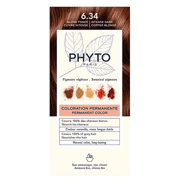 Coloration 6.34 Blond Cuivré Kit Coloration Permanente 110ml
