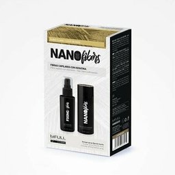 Nanofibers Kit Fibres Capillaires Kératine Blond Clair