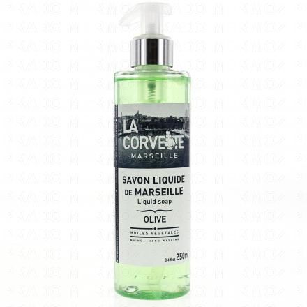 LA CORVETTE Savon liquide de Marseille Olive 250ml