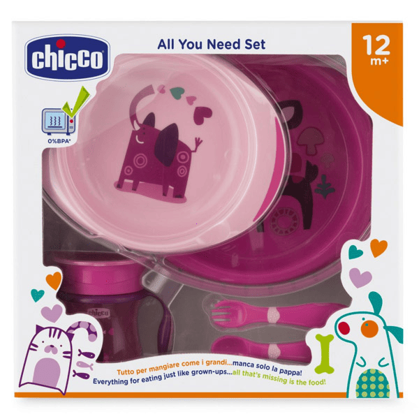 Coffret Repas +12m Rose