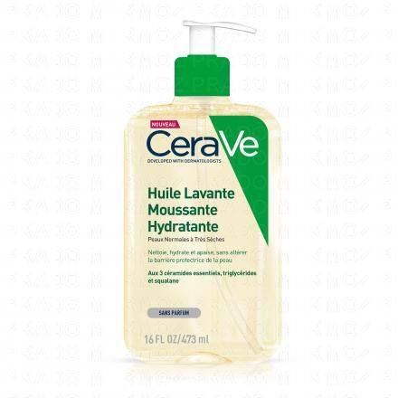 Huile lavante moussante hydratante flacon 473ml