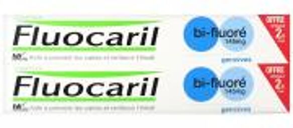 Dentifrice Menthe bi-Fluoré Lot de 2 X 75 ml - Lot 2 x 75 ml