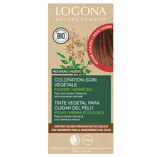 Coloration-soin rouge acajou 100g