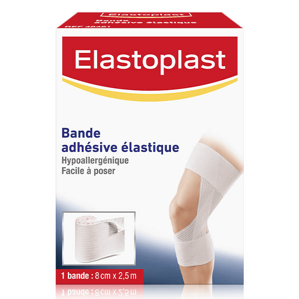Sport Bande Adhésive Elastique 8cm x 2,5m