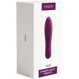 Tulip Powerful Bullet Vibrator Violet 1ut