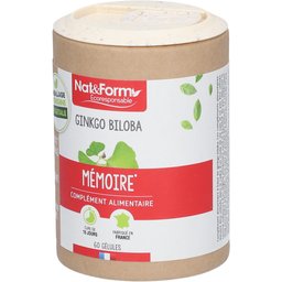 Nat&Form Ginkgo biloba Bio en gélules
